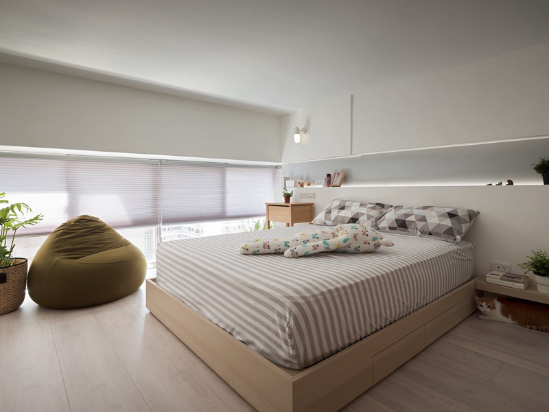 成都中海翠屏灣50平米loft裝修設計效果圖_簡約風格免費裝修設計圖片